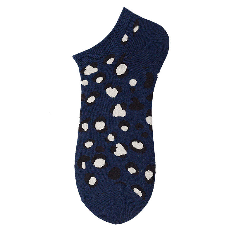 Women's Shallow Mouth Oil Painting Avocado Socks