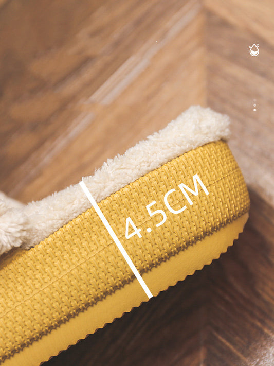 Home Household Couple Non-slip Cotton Slippers