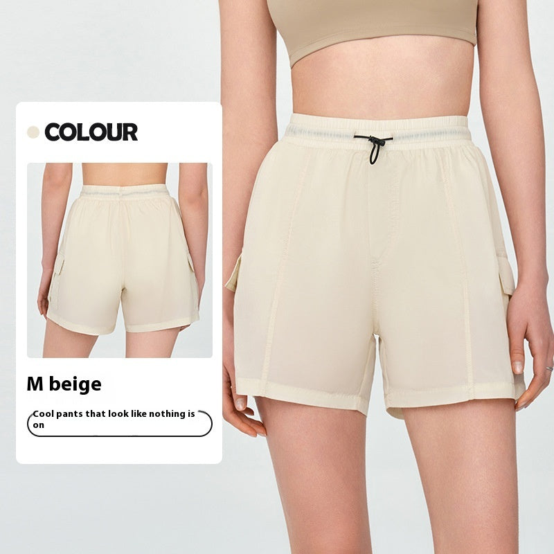 Sun Protection Sports Shorts Women's Outdoor Running Fitness Yoga Leisure Lightweight Windproof