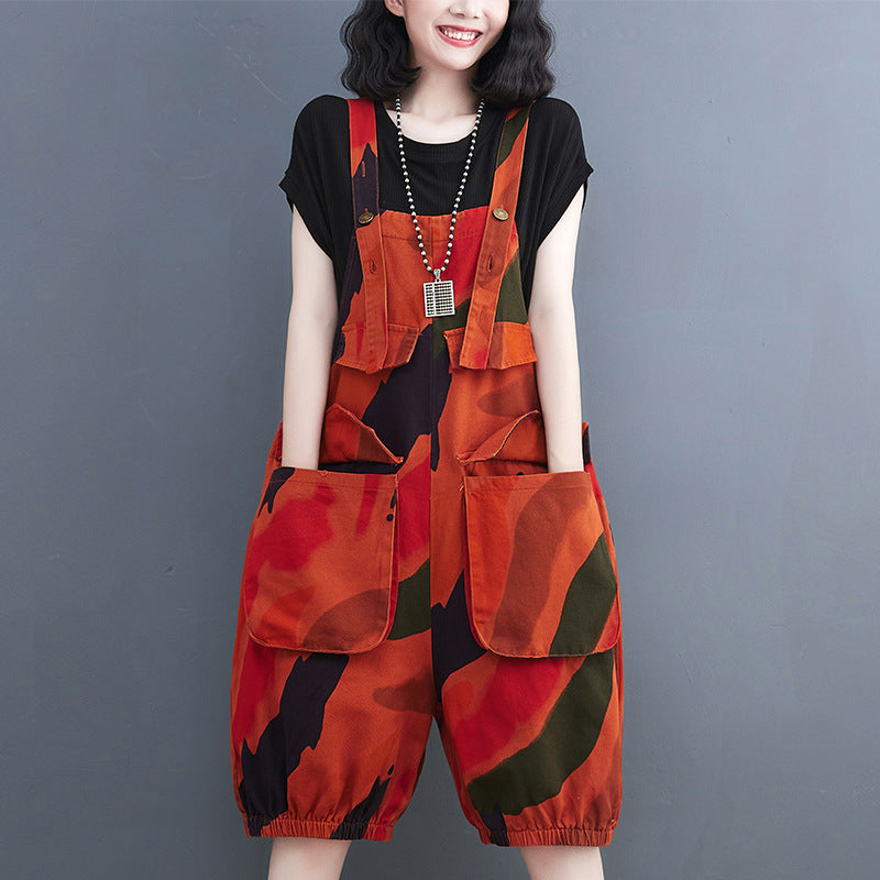 Denim Colored Lantern Strap Pants