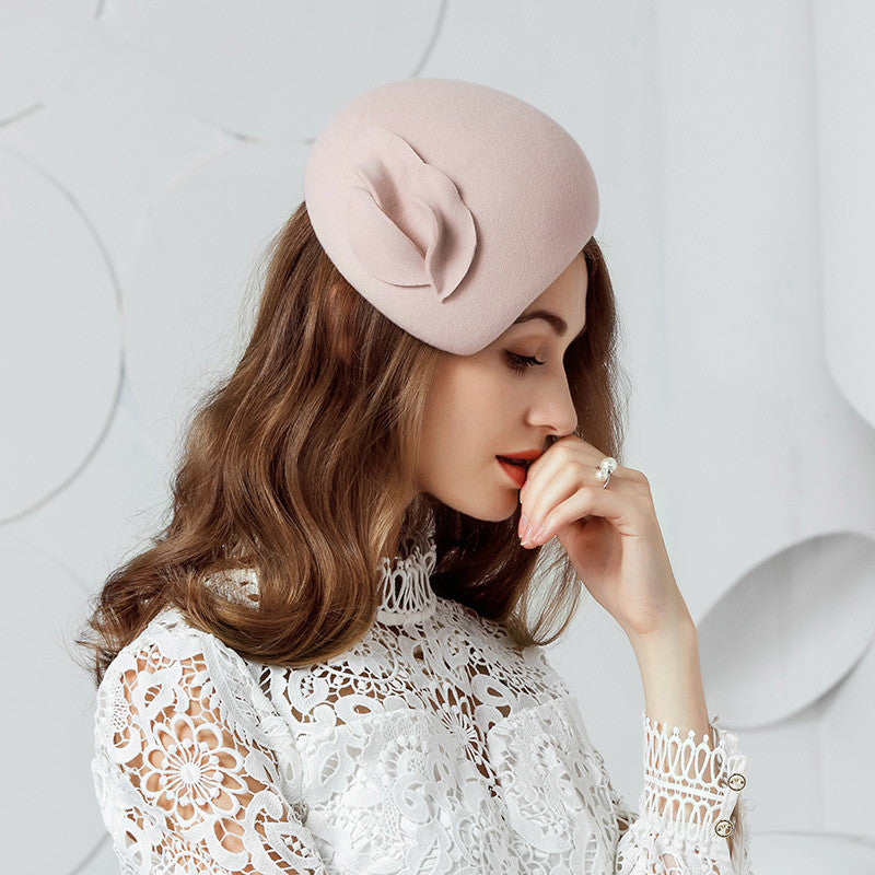 New British Retro Woolen Top Hat Style