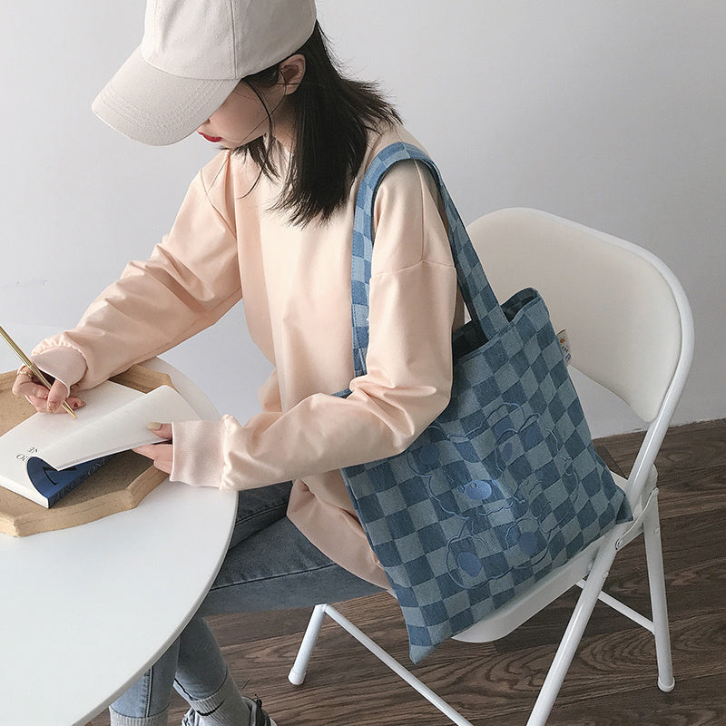 Women's Single Shoulder Portable Light Literary Cloth Bag