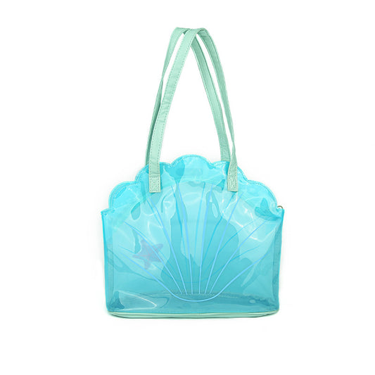 Summer Transparent Pvc Shell Shoulder Handbag