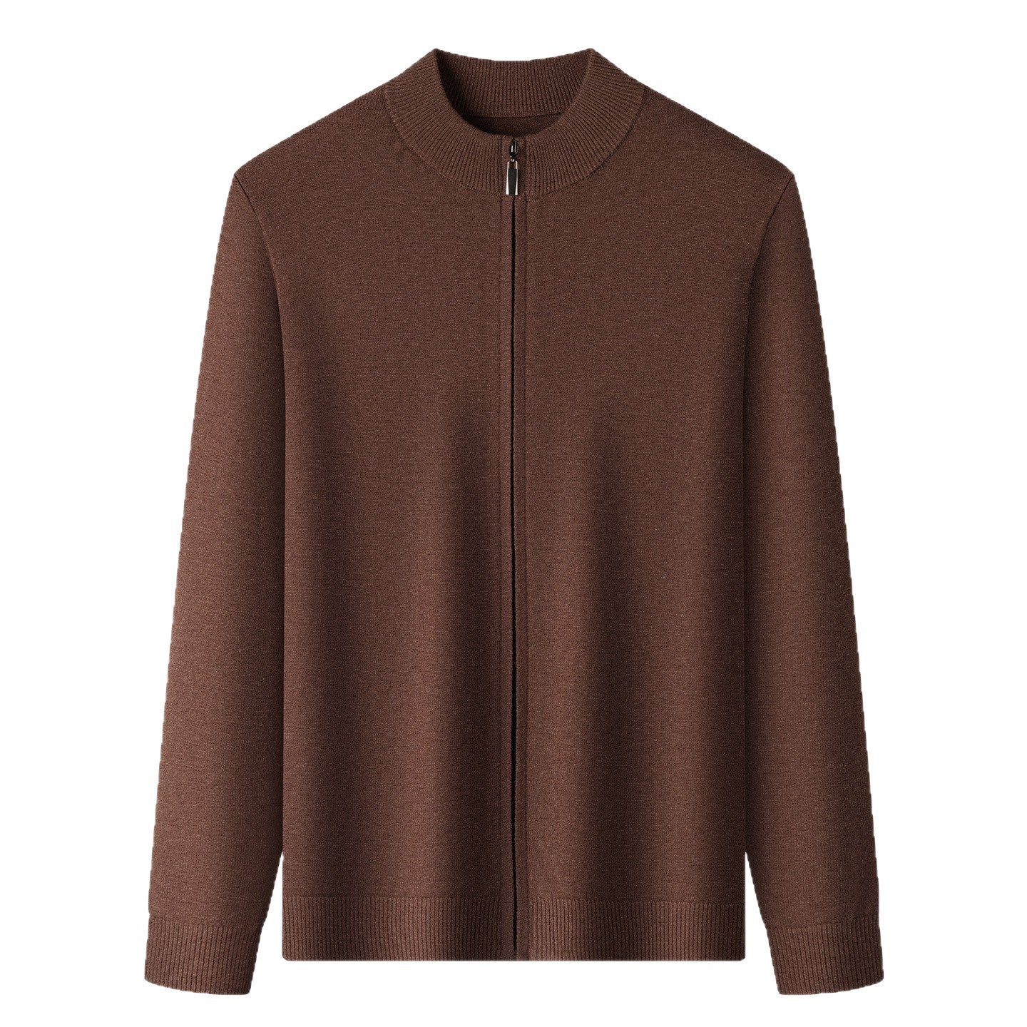 Commute Leisure New Men's Stand Collar Simple Outdoor Sweater