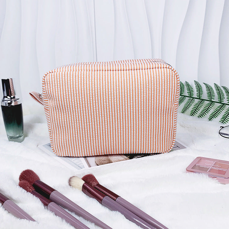 Personalized Embroidered Name Bubble-Chiffon Makeup Bag Portable