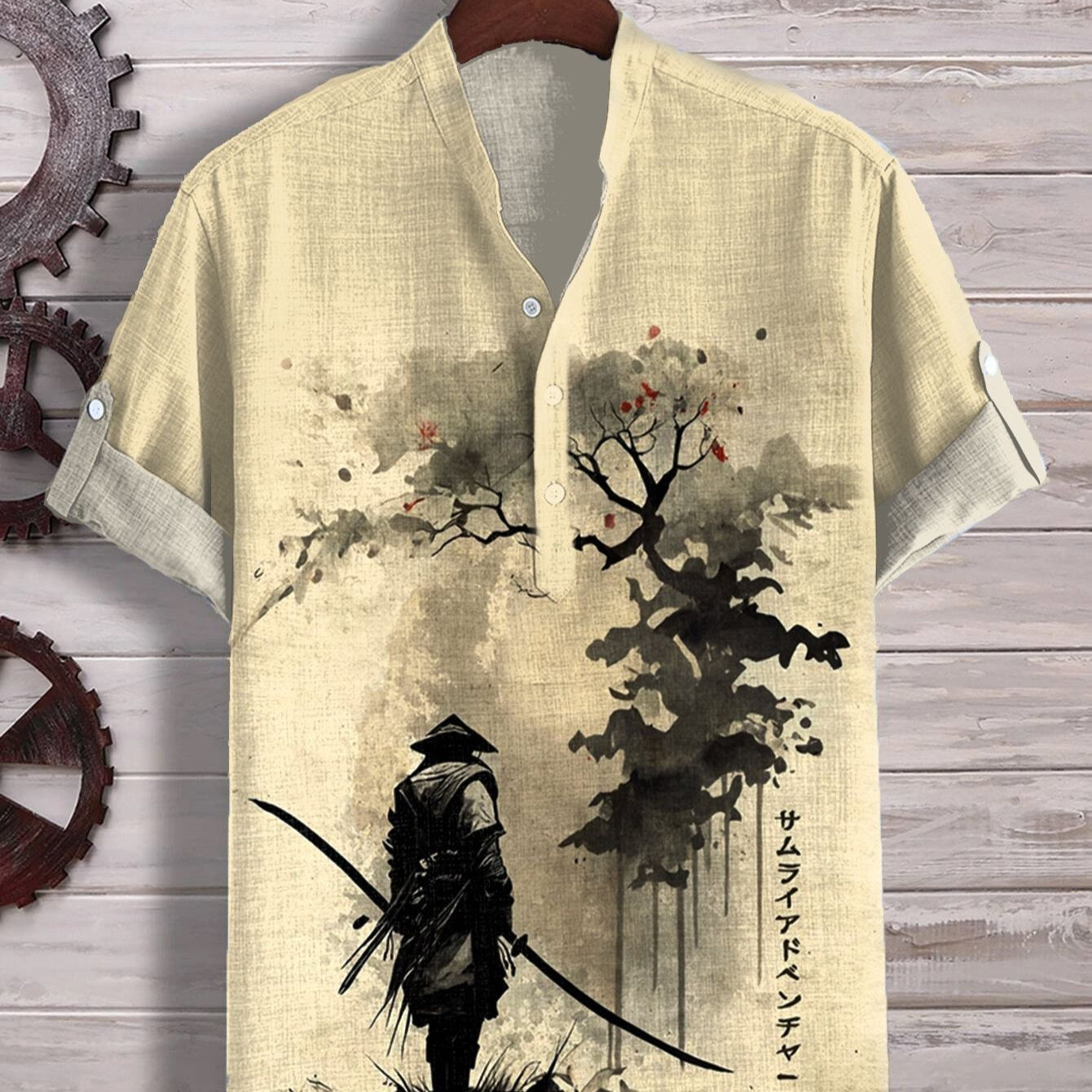 Digital Animal Style Short Sleeve Shirt