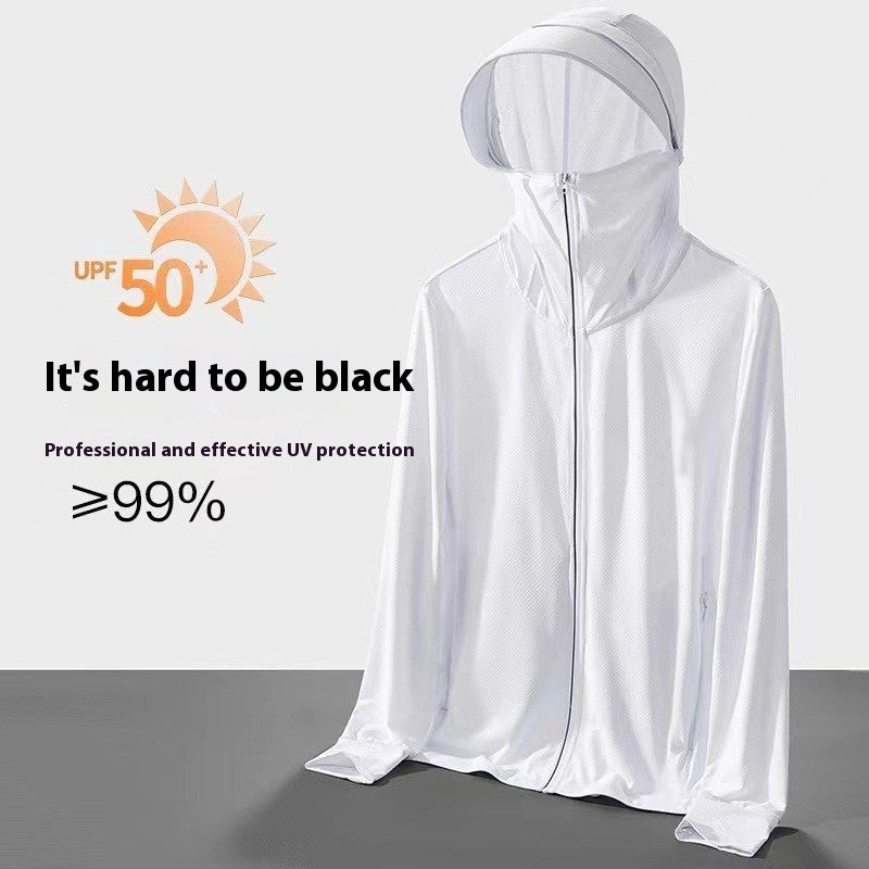 Ice Silk Sun Protection Clothing Men's UV Protection Fishing Jacket
