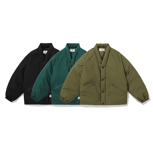 Vintage Trend Loose Cotton Men's Coat