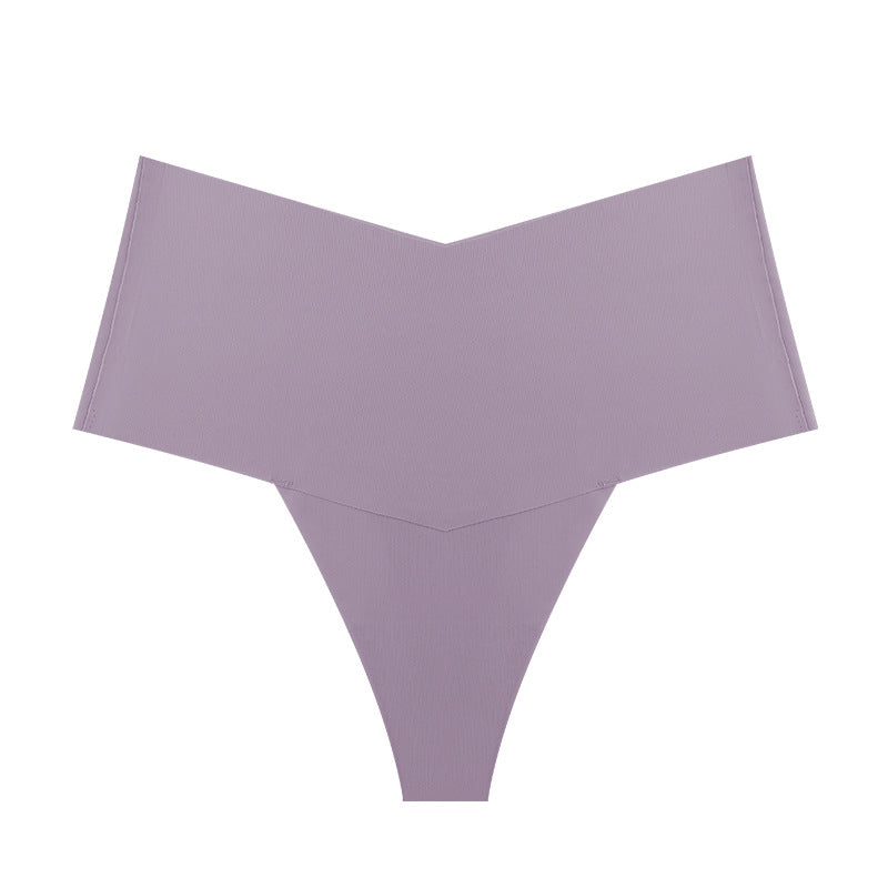 Women's Seamless Ice Silk Cotton Crotch Underwear