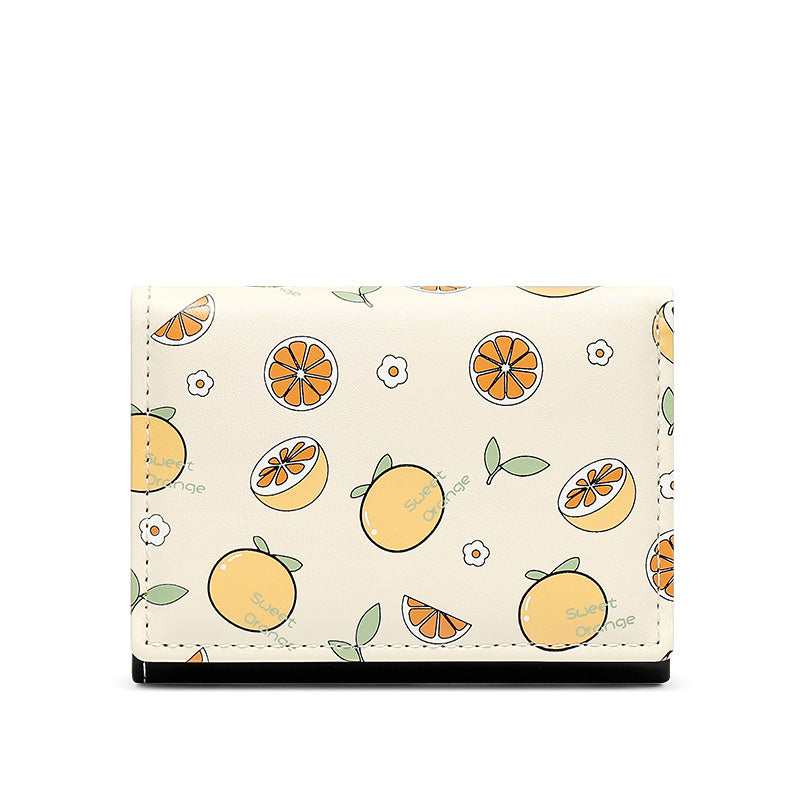 Ins Cartoon Folding Girl's Zero Wallet