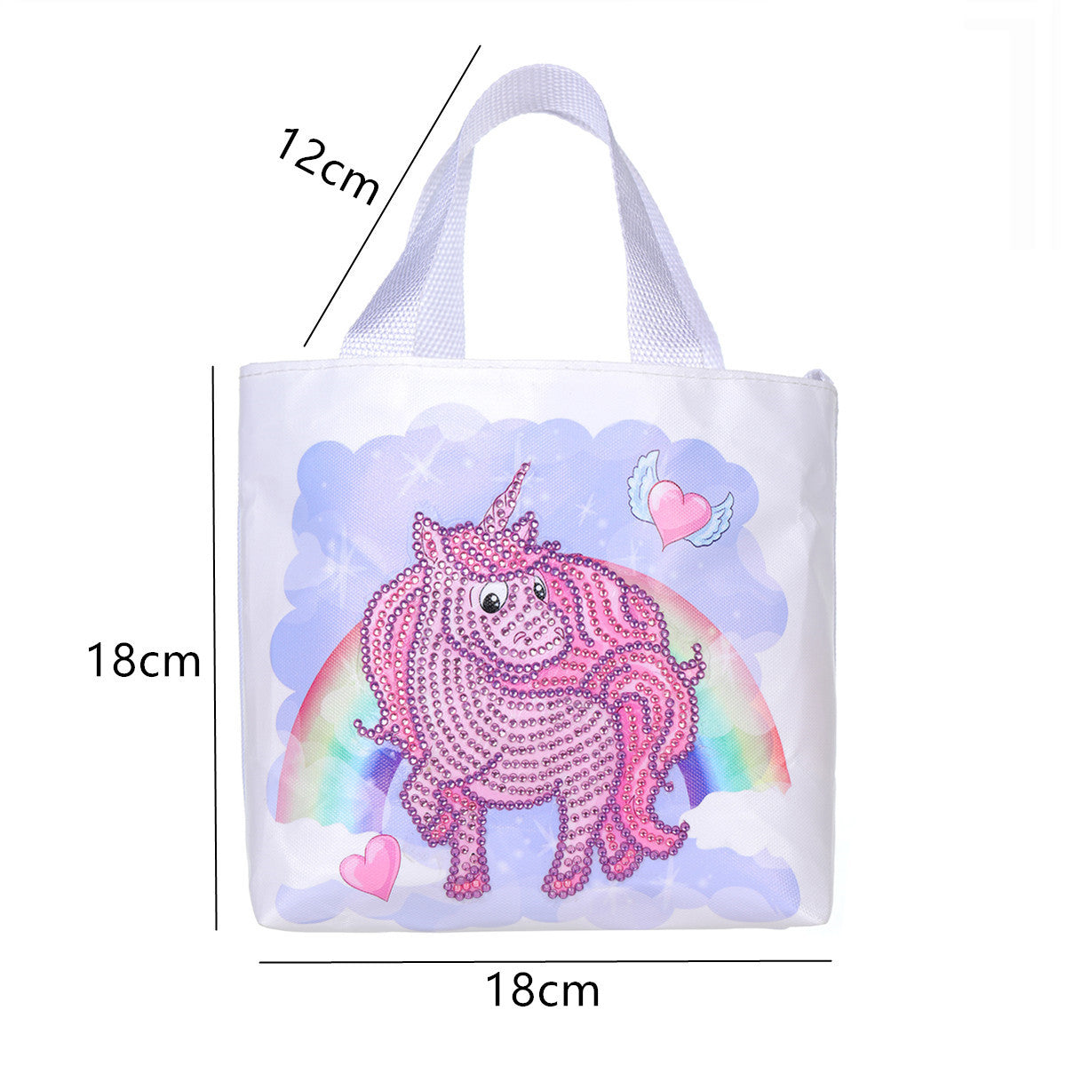 DIY Diamond Painting Kids Portable DIY Crystal Satchel Bag