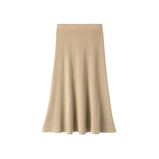 Women's Autumn And Winter Mid-length Half-length New Pleated Skirt