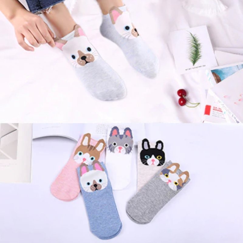 Women's ear cartoon socks Japanese trend