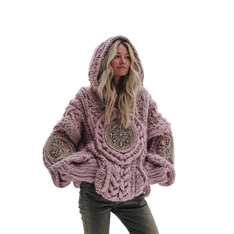 Halloween Hat Long Sleeve Sweater Autumn And Winter Women's Clothing