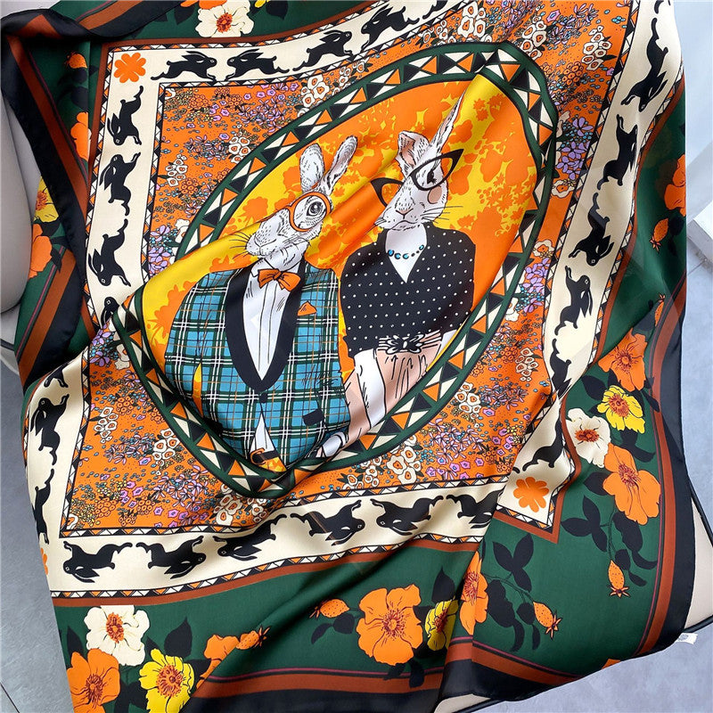 Sun Protection Shawl Animal Bunny Scarf