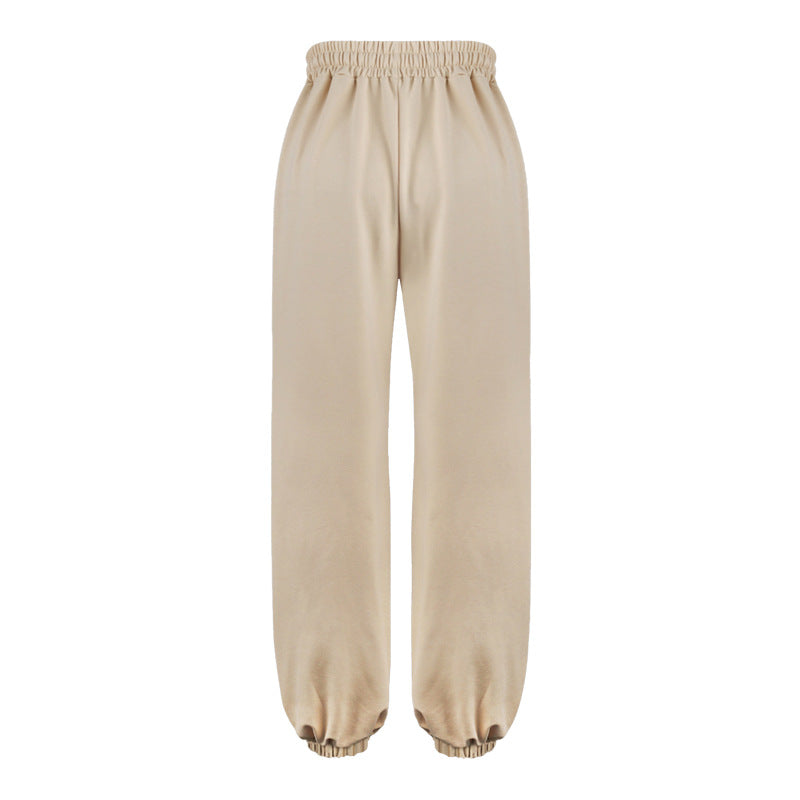 Women's Ethnic Loose Stitching Sweatpants