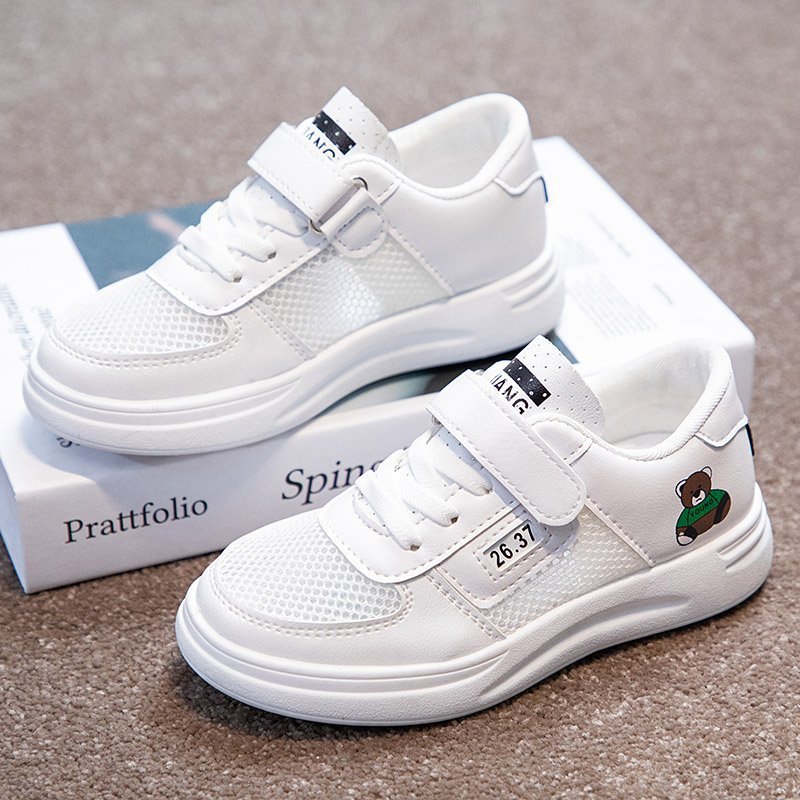 Children's Small White Shoes Spring New Board Shoes