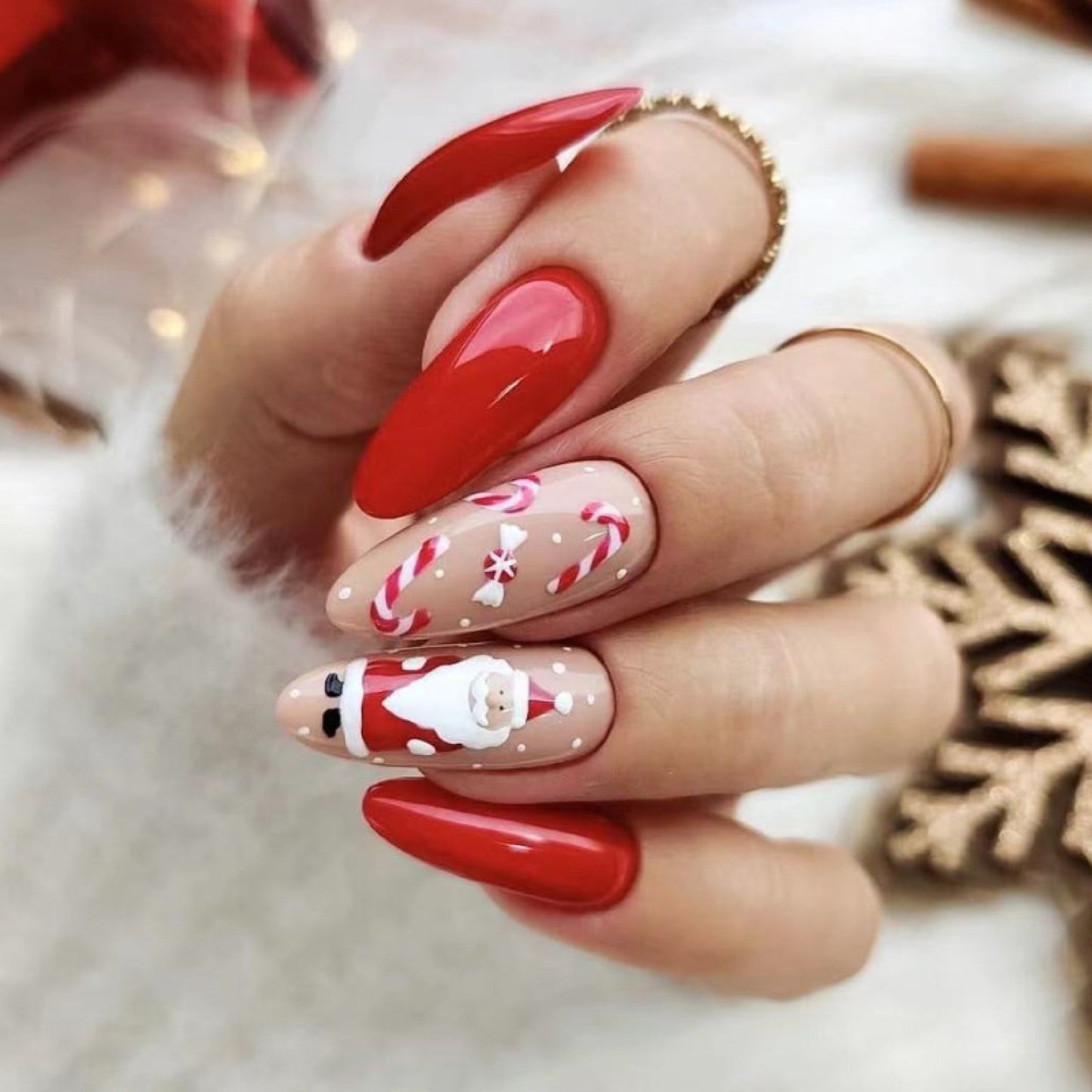 Peach Heart French Wearable Advanced Nail Wearing Nail Plate