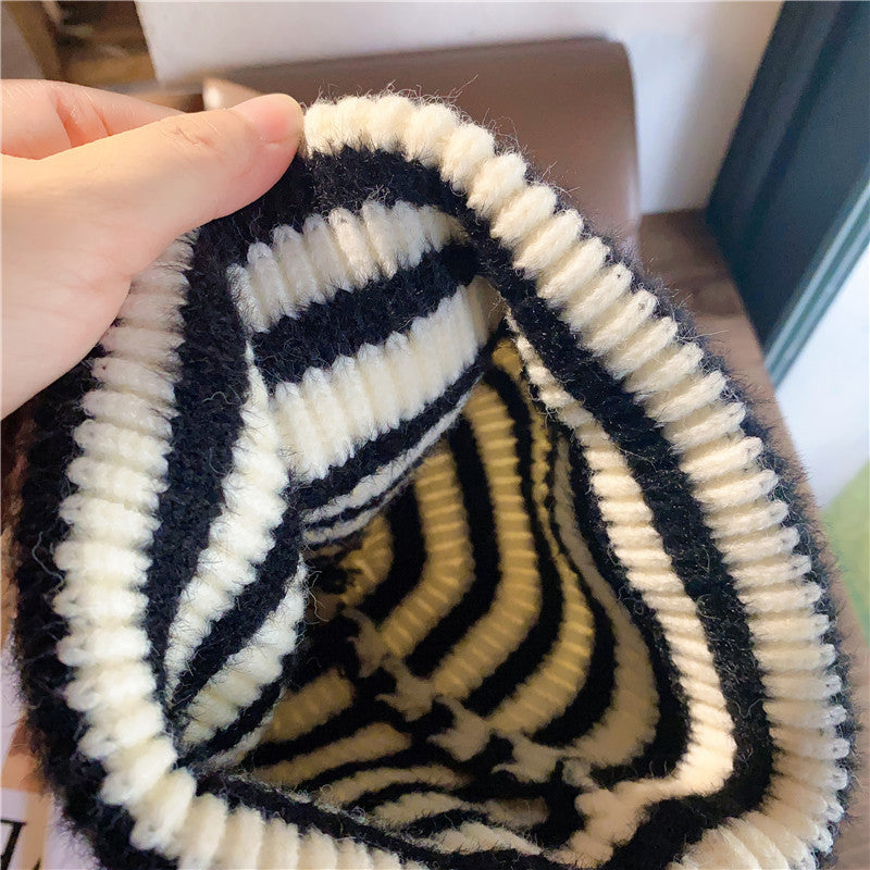 Women's  Knitted Hat Korean Version In Autumn And Winter