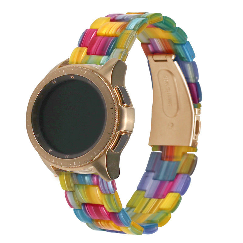 Glacier Rainbow Bracelet Resin Pogo Pin