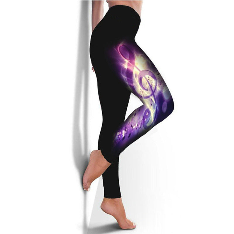 Fashion Women's Printed Trousers Yoga Pants