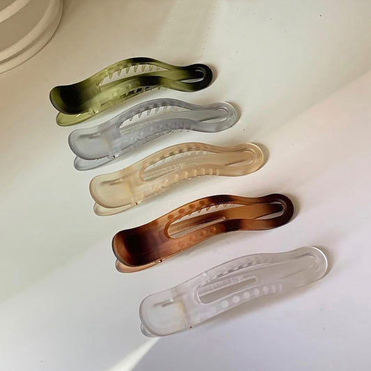 Graceful Korean Acrylic Duckbill Clip