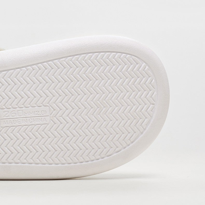 Outer Wear Snow Warm Stepping Shit Sense Thick Bottom Cotton Slippers