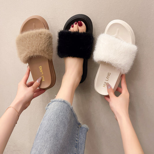 Fashionable Outer Wear Netflix One-piece Flat Bottom Comfortable Casual Sandals