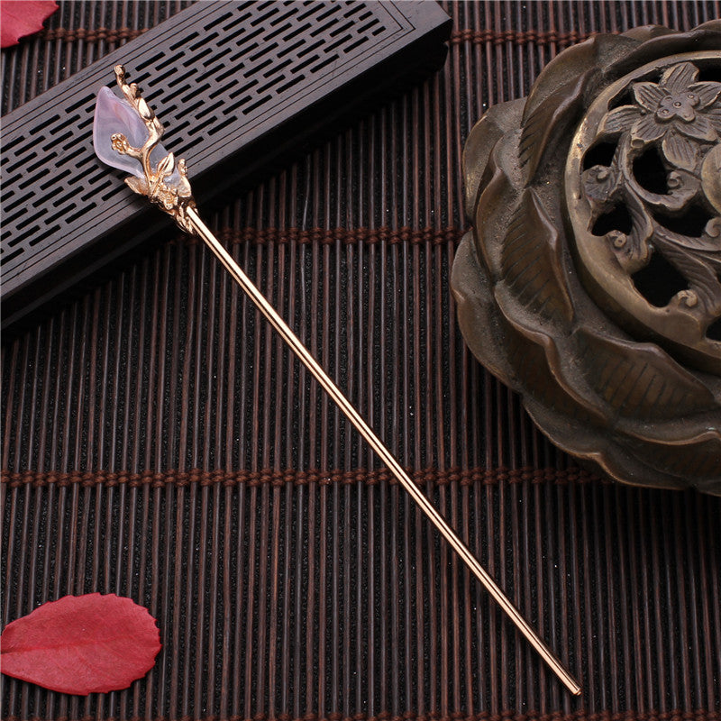 Women's Antique Simple Mulan Accessories Tassel Retro Hanfu Hairpin