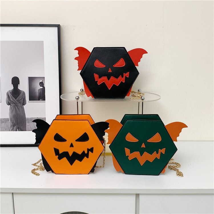 Damemode Halloween Græskarformet Crossbody Skuldertaske