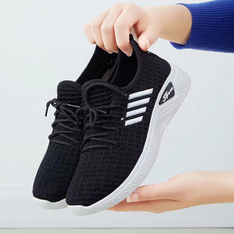 Kvinders sneakers Blød sål afslappede lave løbesko