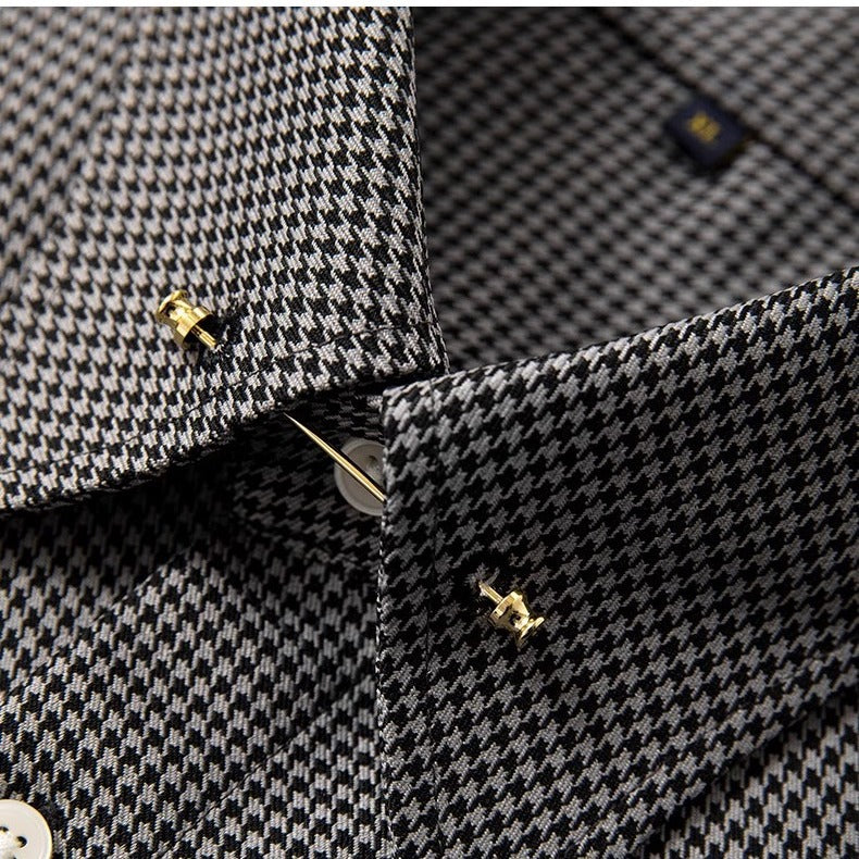 Formal Gentleman Empire Collar Fashion Non-ironing Shirt