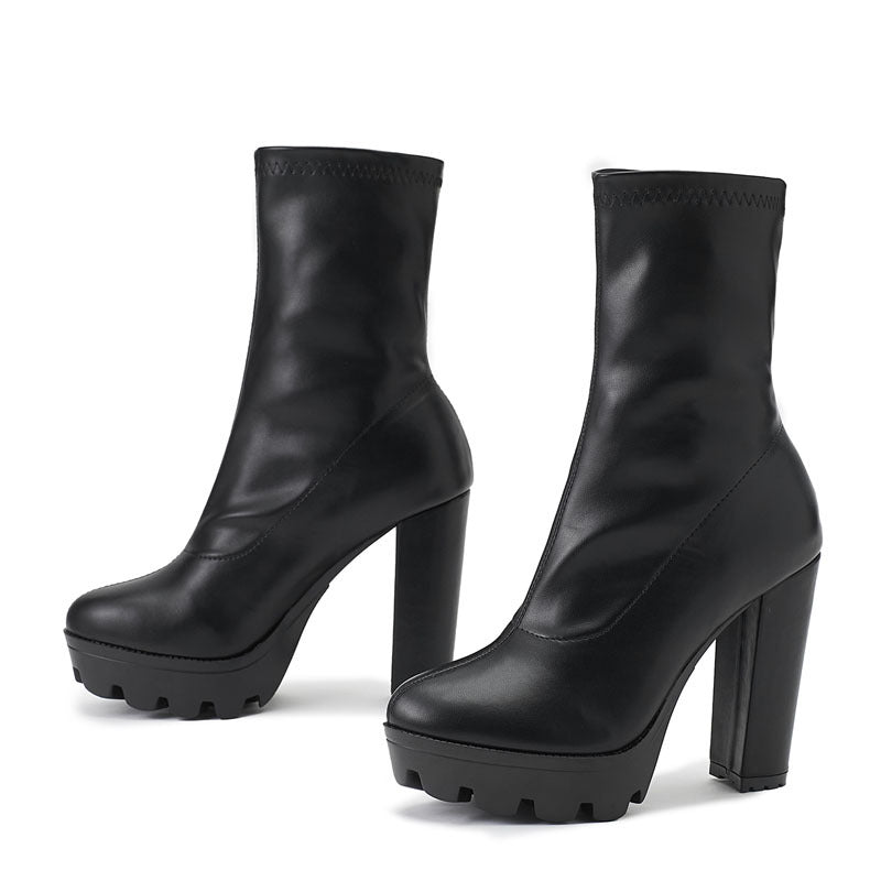 Sexy Water Platform Heightening And Slimming Women's Boots