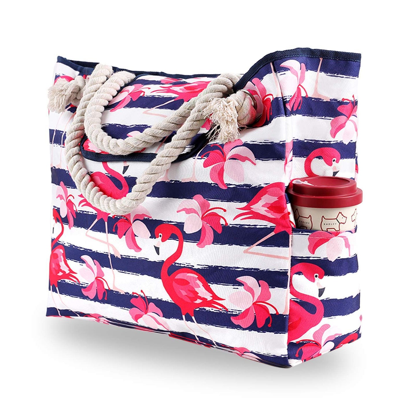 Large Capacity Crossbody Fashion Print Women's Canvas Beach Bag