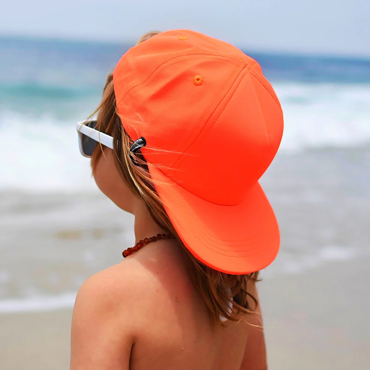 Children's Sun Protection Baseball Cap Outdoor Waterproof Wind Proof Rope Sun Protection