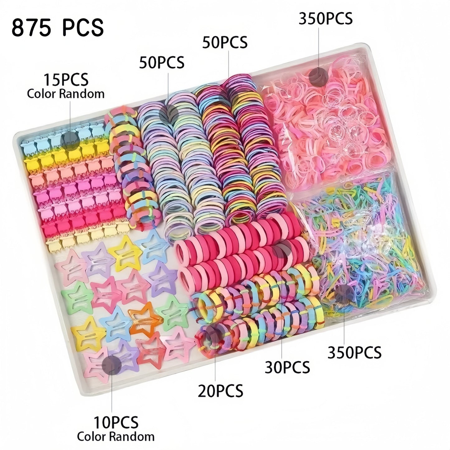 Children Hairpin Headdress Suit Princess Rubber Band Hair Accessories Suit