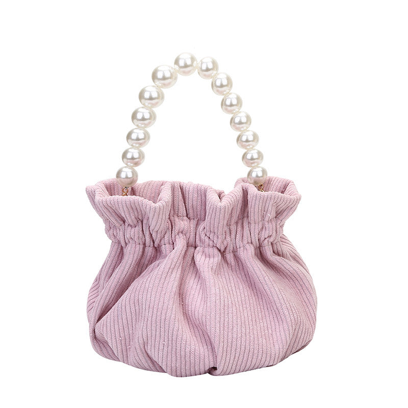 Crinkled Chain Cloud One Shoulder Crossbody Bag