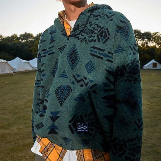 Herre Fleece Lynlås Sweatshirt