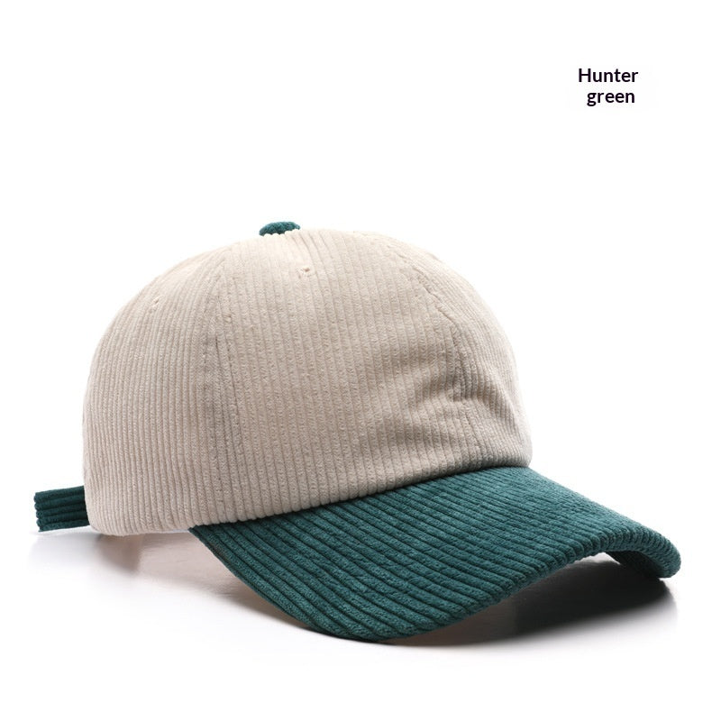 Women's Outdoor Solid Color Patchwork Baseball Cap