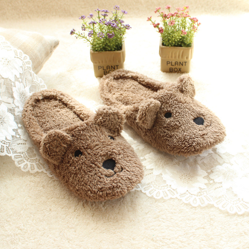 Autumn And Winter Cartoon Home Indoor Plush Slippers