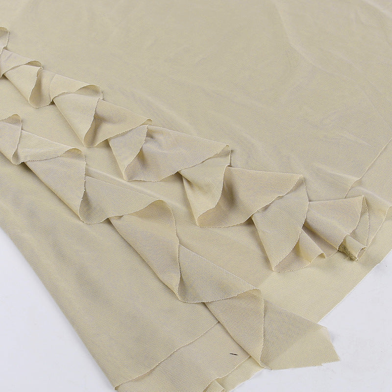 Sand Dune Waste Hat Pocket Design Solid Color Dress