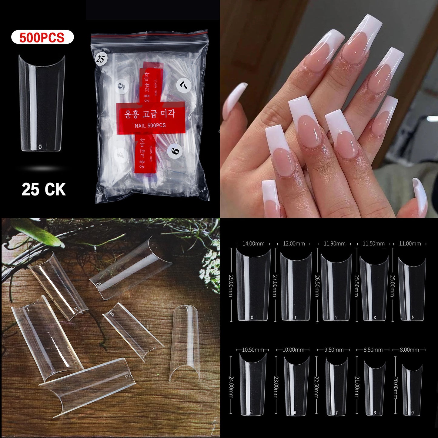 French Pointed Non-marking Ballet Transparent