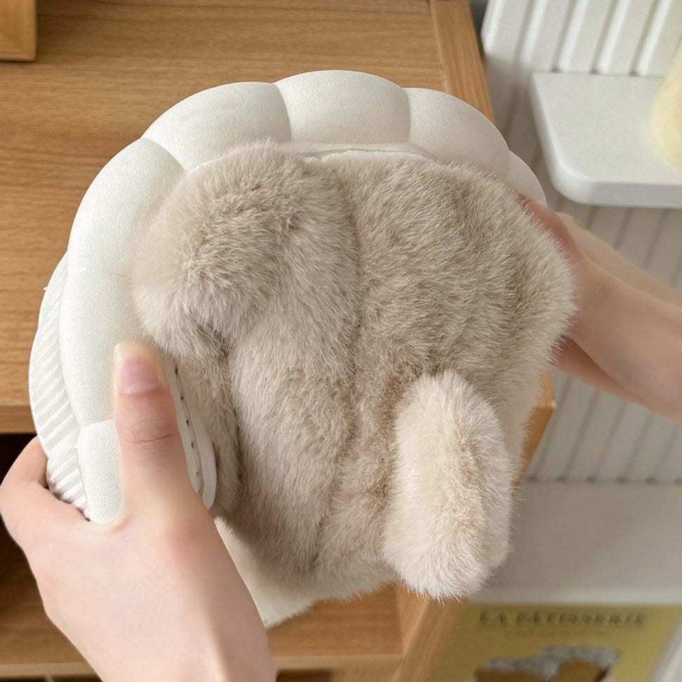 Women's Thick-soled Plush Warm Winter Cotton Slippers