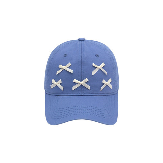 Bow Baseball Cap Female Sweet And Cute