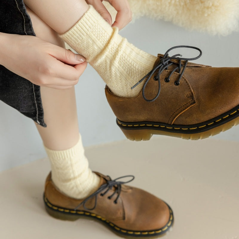 Womens Thick Insulated Mid-calf Stockings