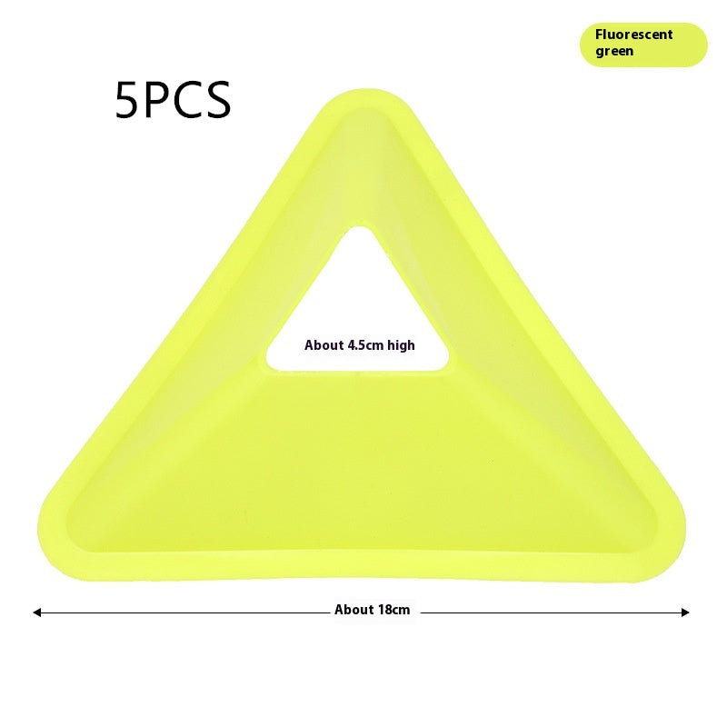 Triangle Sign Plate Training Obstacle Sign Plate