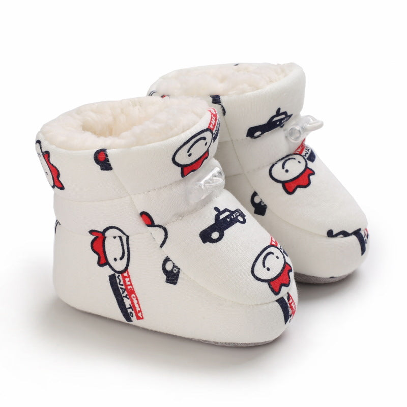 Winter Cartoon Casual Anti-drop Baby Shoes