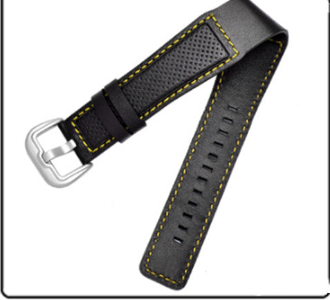 Genuine Leather Watch Accessories Waterproof Men's Leather Watch Strap