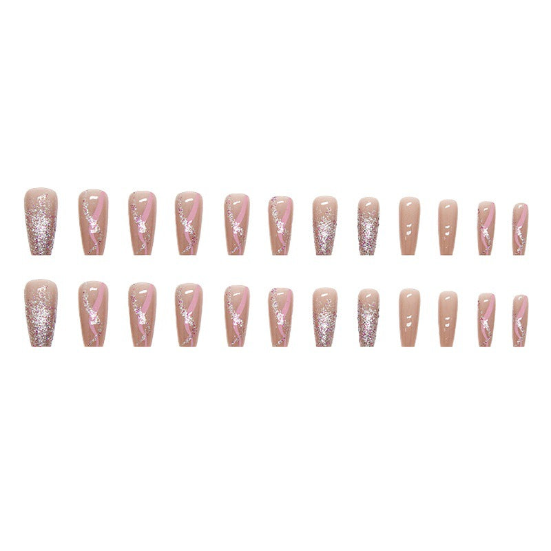 Fashion Mid-length Ballet Girl Fake Nails