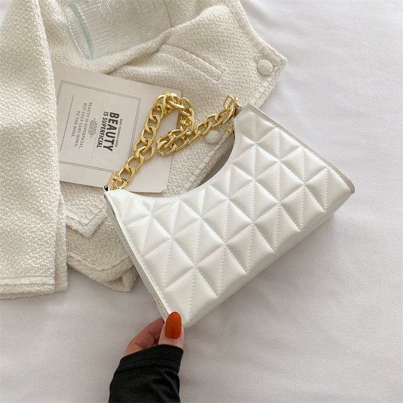 Women's Chain Handheld One Shoulder Small Square Bag
